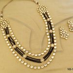 Kundan jewellery double layered in chained kundan necklace set manek ratna 14514592744kg8n kundan jewellery , double layered in chained kundan necklace set | manek ratna