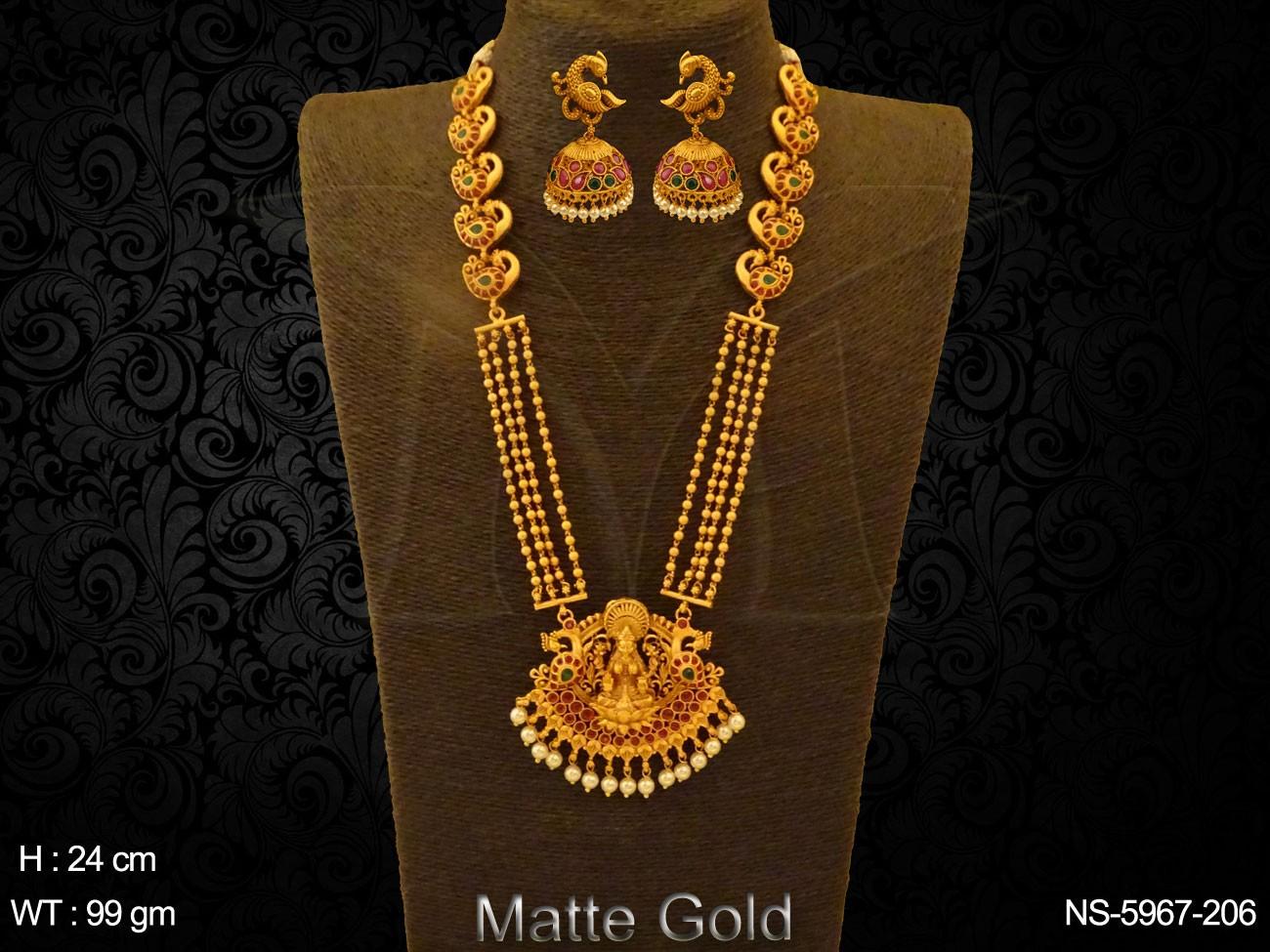 Lot of peacock design laxmi mata long 