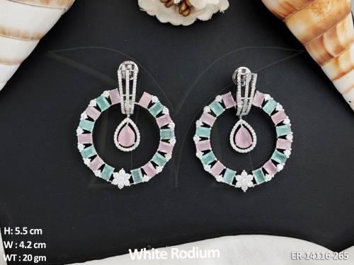 ER-14116-265-Mint Green Pink