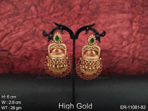 ER-11081-83-RUBY GREEN GOLD