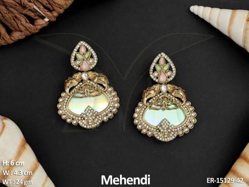 ER-15129-42-Mint Green Pink