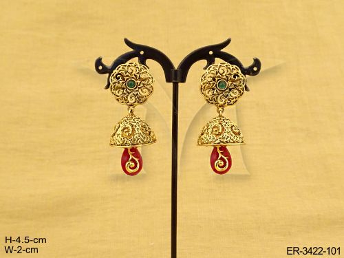 ER-3422-101-RUBY GREEN