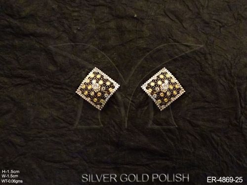 ER-4869-25-GOLD SILVER