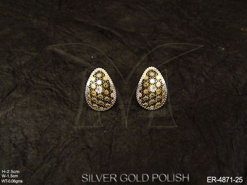 ER-4871-25-GOLD SILVER