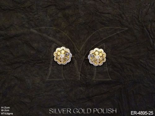 ER-4895-25-GOLD SILVER