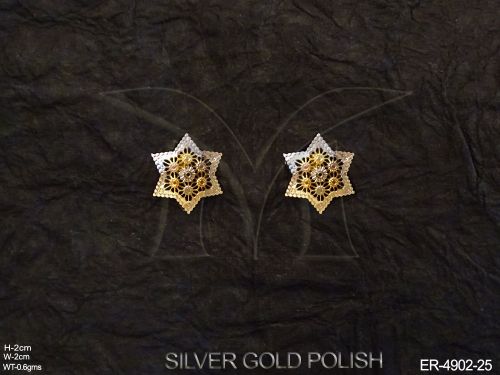 ER-4902-25-GOLD SILVER