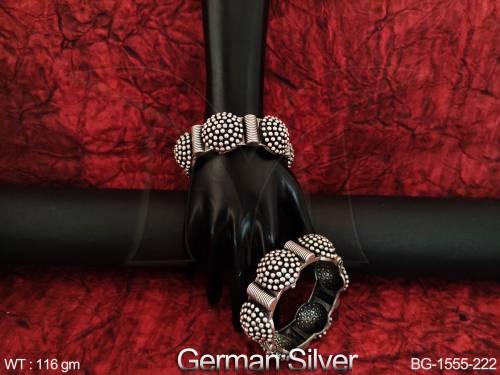 BG-1555-222-GERMAN SILVER/2 X 6