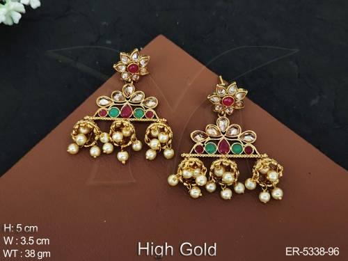 ER-5338-96-TRANSPERENT YELLOW RUBY GREEN
