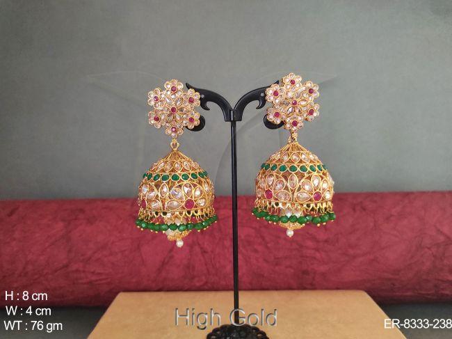 ER-8333-238-TRANSPERENT YELLOW RUBY GREEN