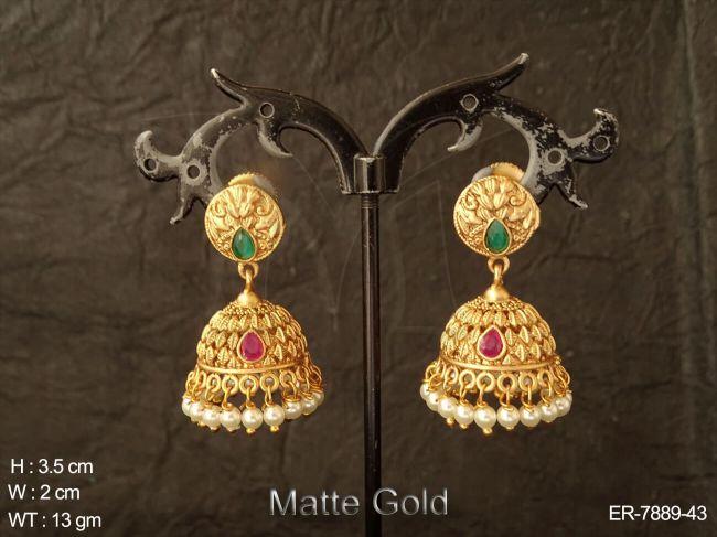 ER-7889-43-RUBY GREEN PEARL