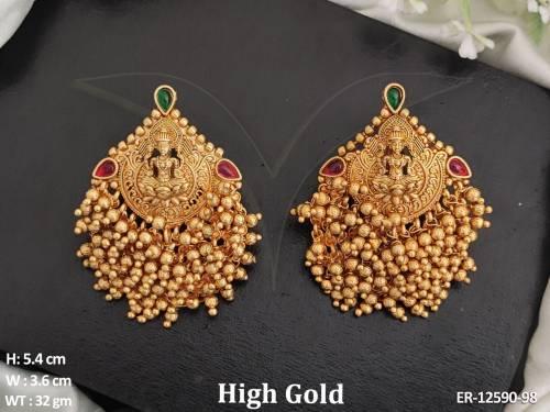 ER-12590-98-RUBY GREEN GOLD