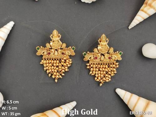 ER-13855-99-RUBY GREEN GOLD